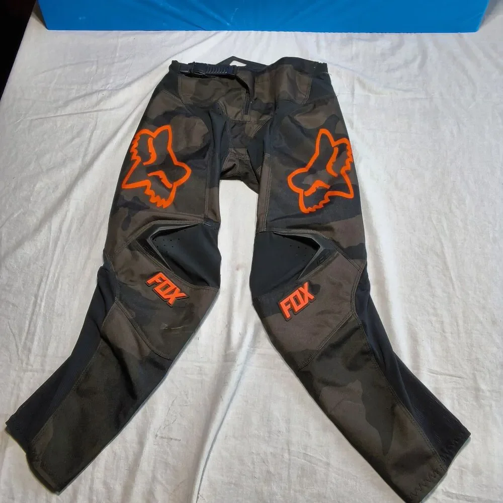 Fox Racing 180 Youth 24Y Black Camo BNKR Pant Kids Dirt Bike Clothing